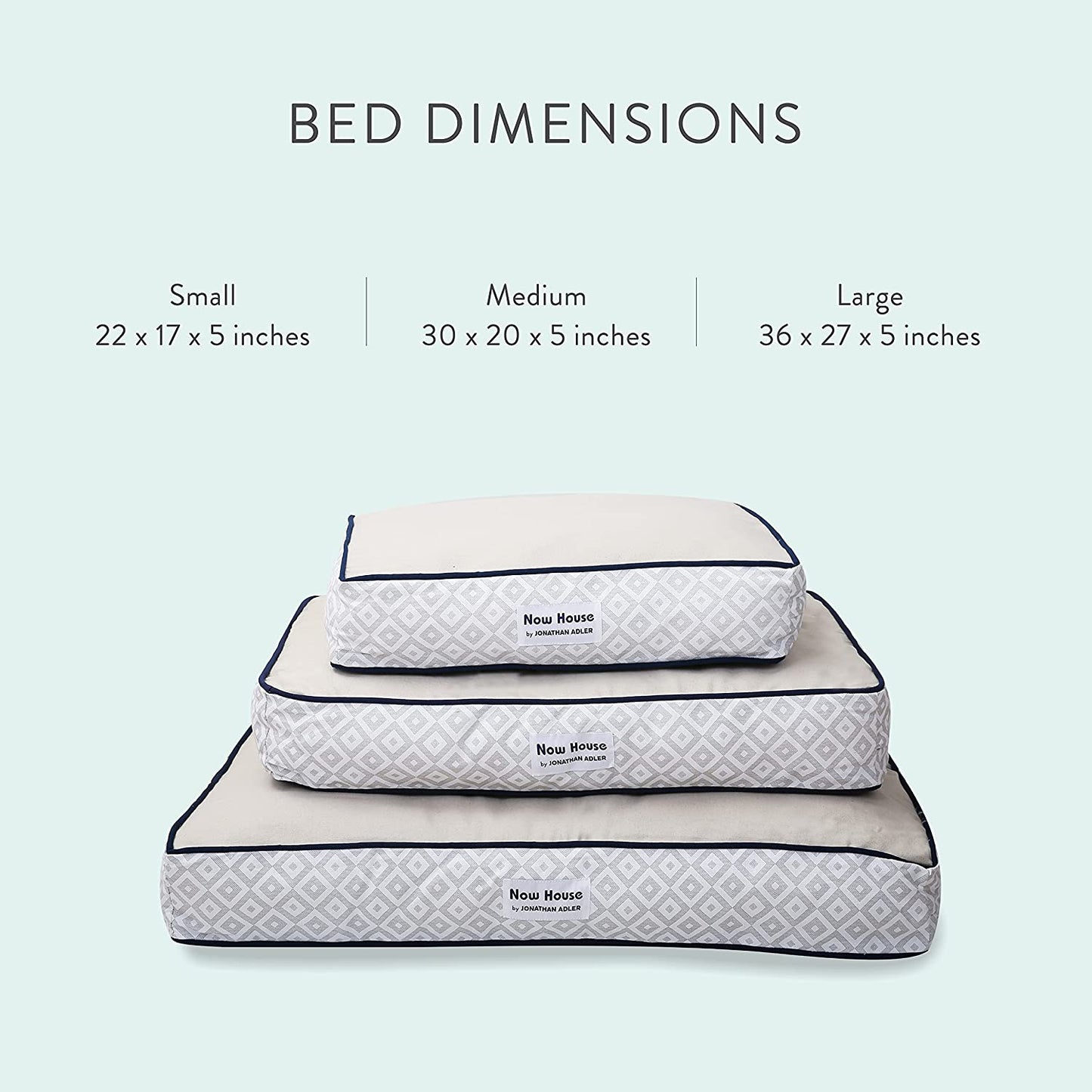 Now House for Pets by Jonathan Adler Washable Dog Beds - Dog Cuddler Bed or Cushion Dog Bed for Small and Large Dogs by Now House by Jonathan Adler - Dog Bed Washable, Pet Bed for Dogs, Puppy Bed