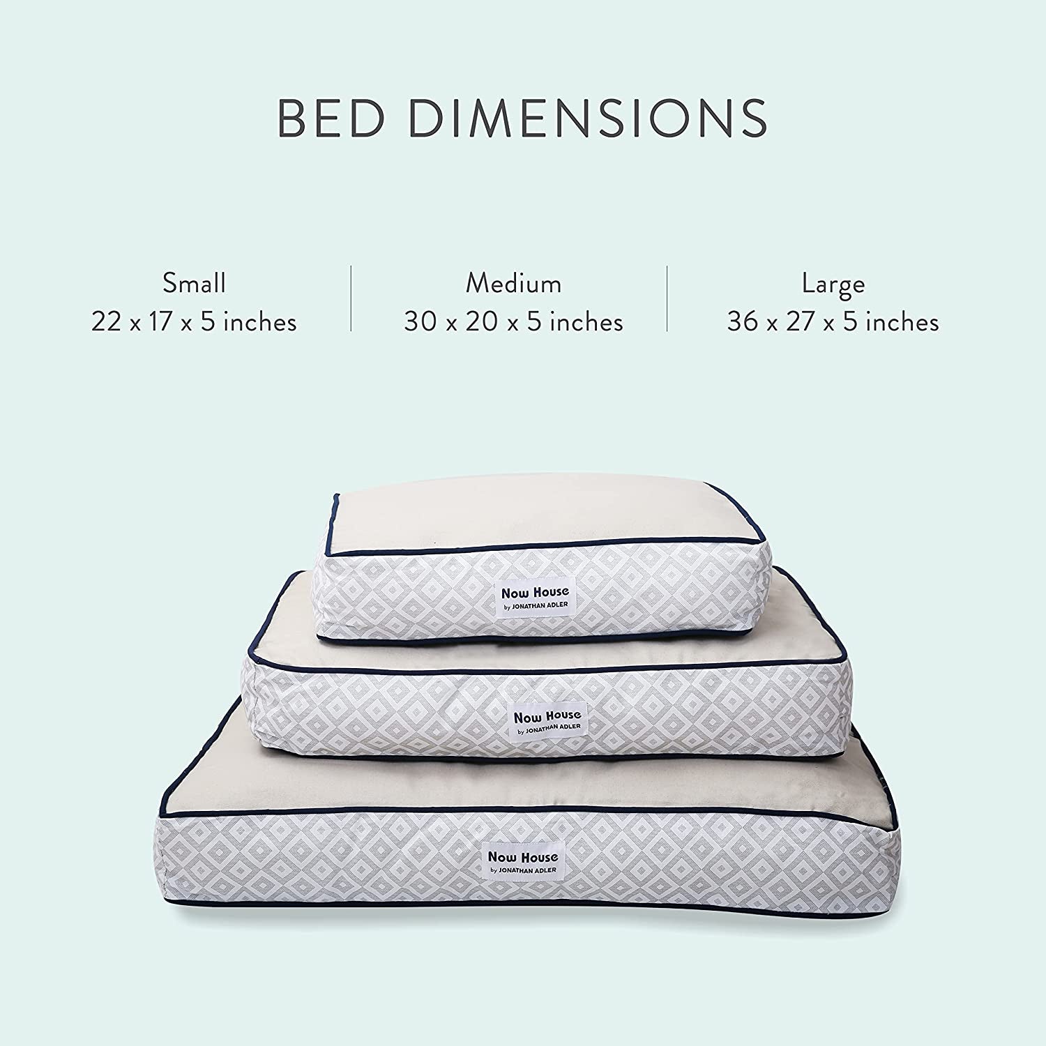 Now House for Pets by Jonathan Adler Washable Dog Beds - Dog Cuddler Bed or Cushion Dog Bed for Small and Large Dogs by Now House by Jonathan Adler - Dog Bed Washable, Pet Bed for Dogs, Puppy Bed